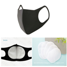 black cotton carbon pm 2.5 filter pollution mouth dust face filter